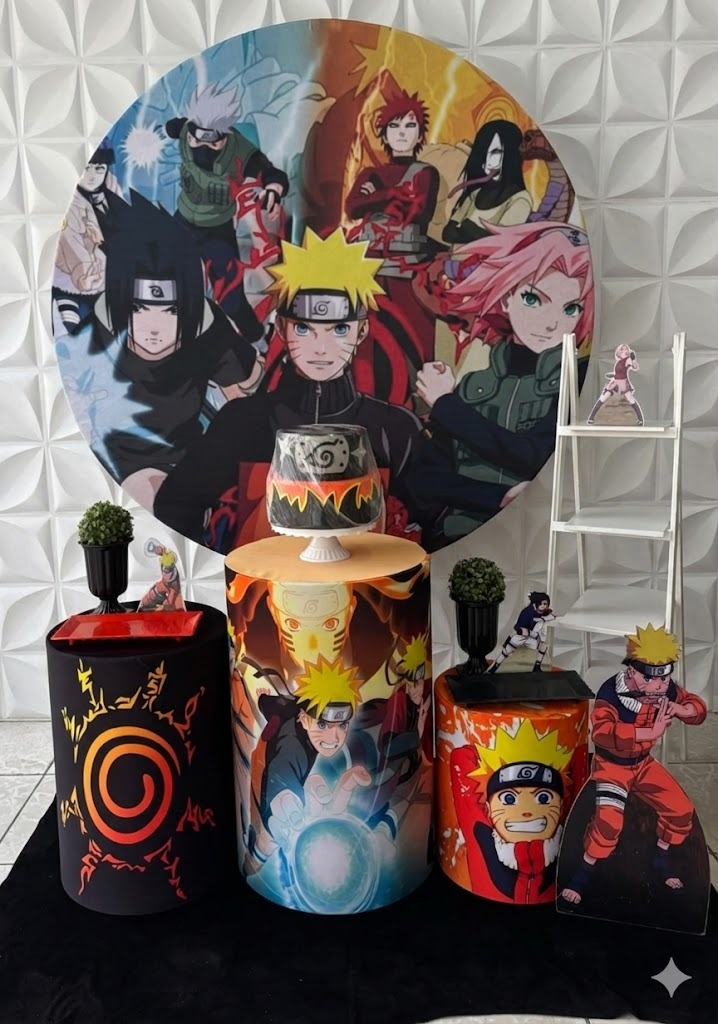 Naruto 1 Prata  - GabiSantosDecor