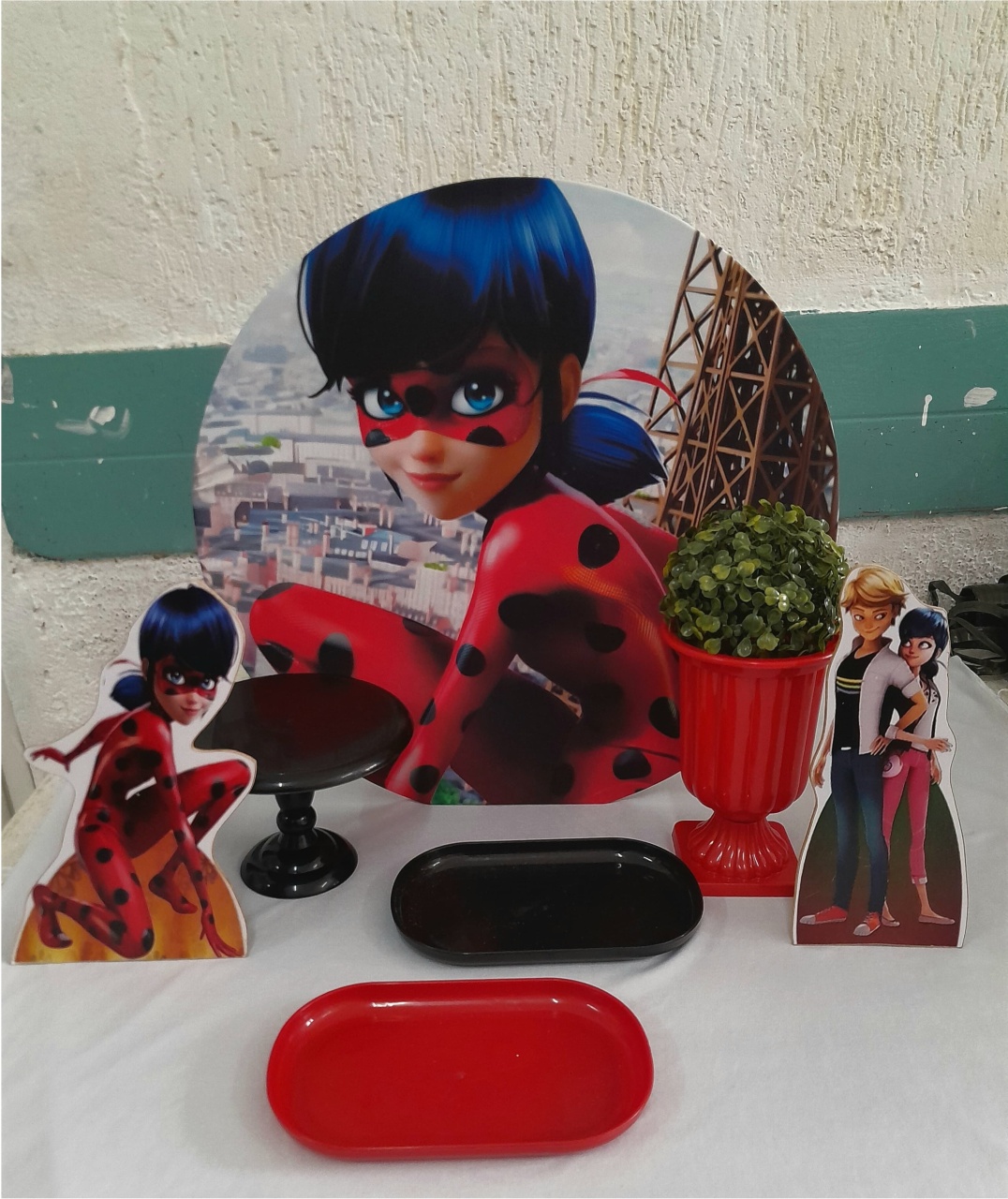 Kit Mesa Bronze Lady Bug - GabiSantosDecor