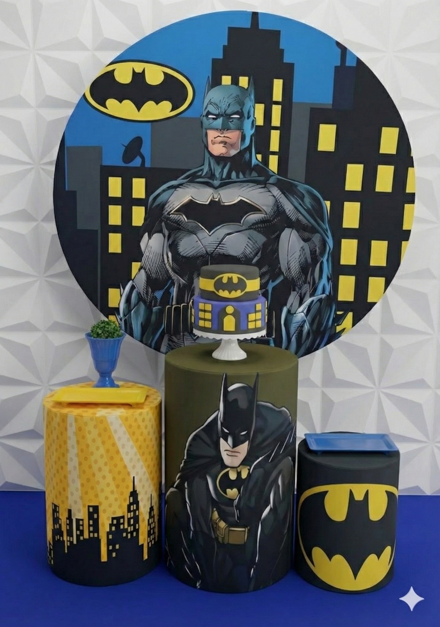 Batman Azul Bronze  - GabiSantosDecor