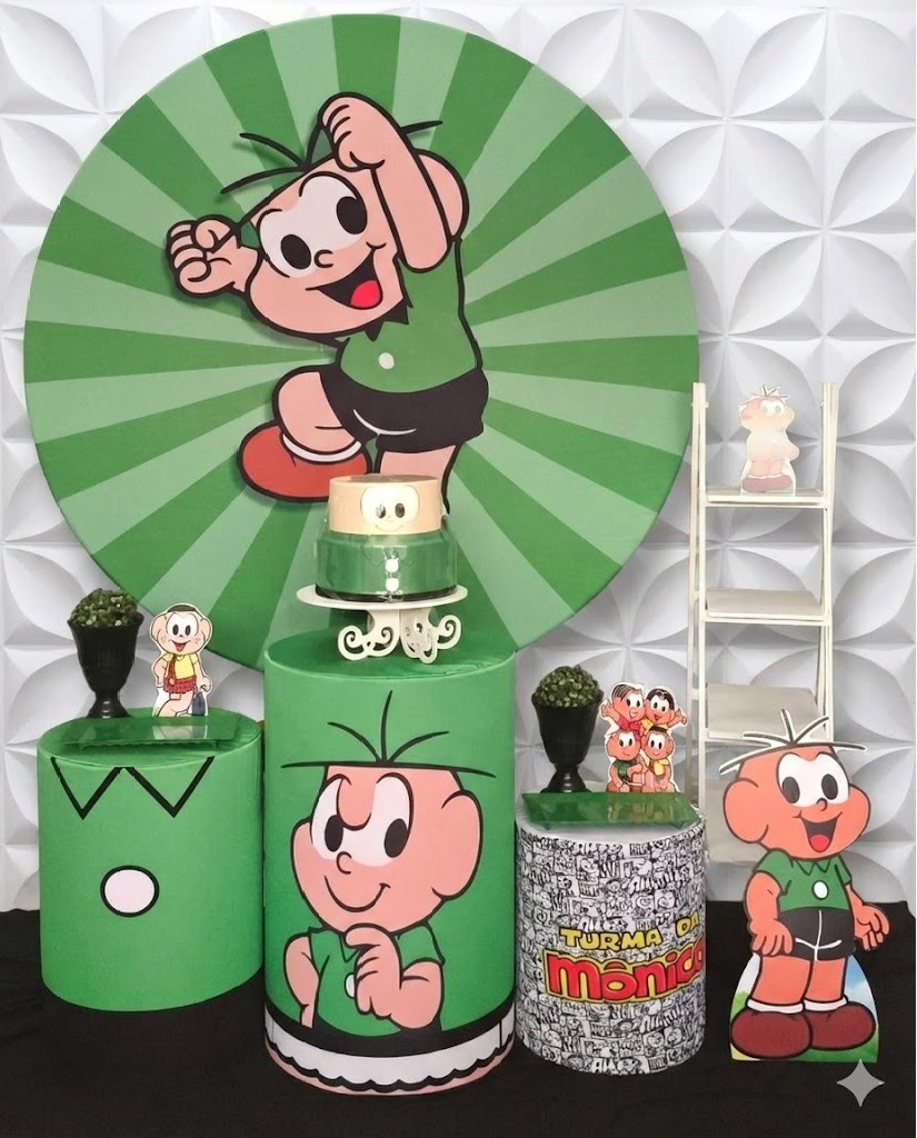 Cebolinha Prata  - GabiSantosDecor