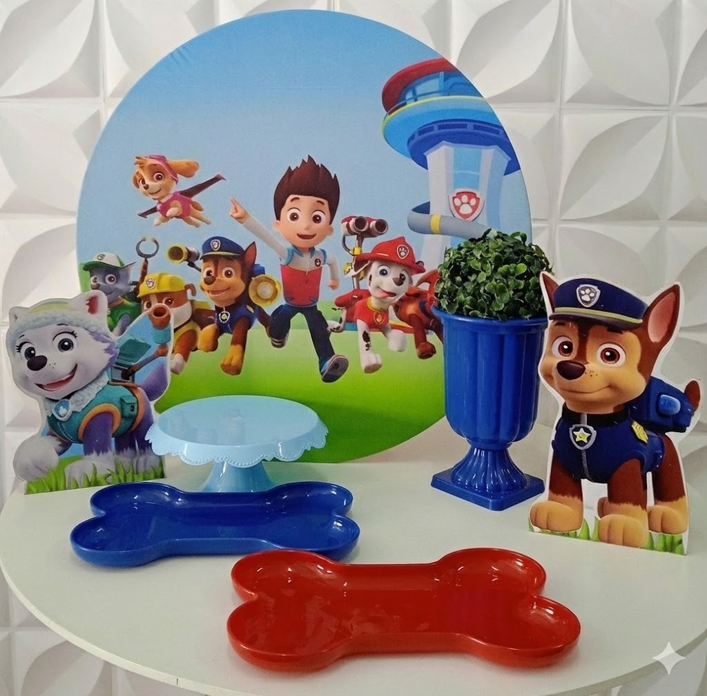 Kit Mesa Patrulha Canina - GabiSantosDecor