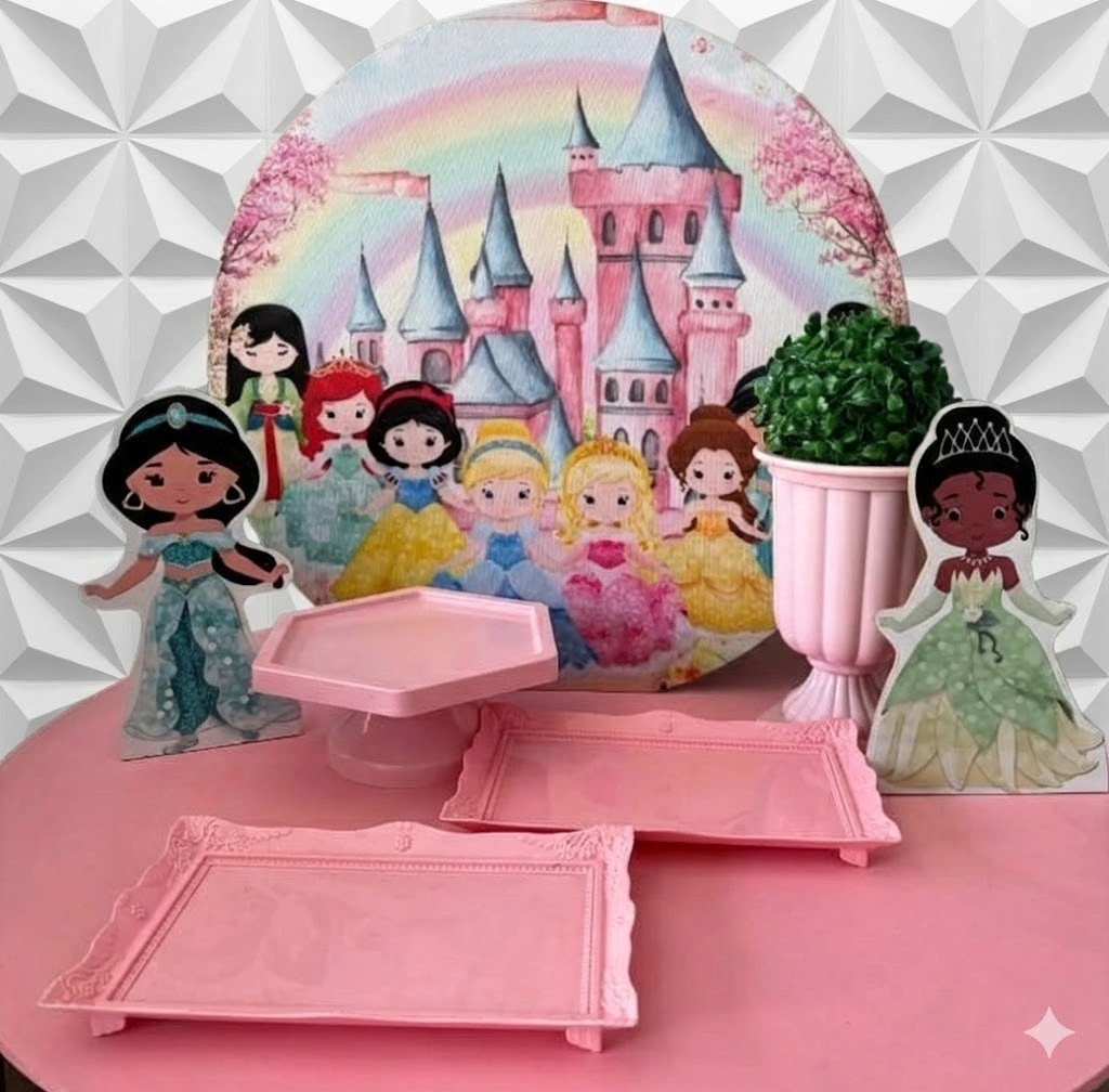 Princesas Cut Mesa - GabiSantosDecor