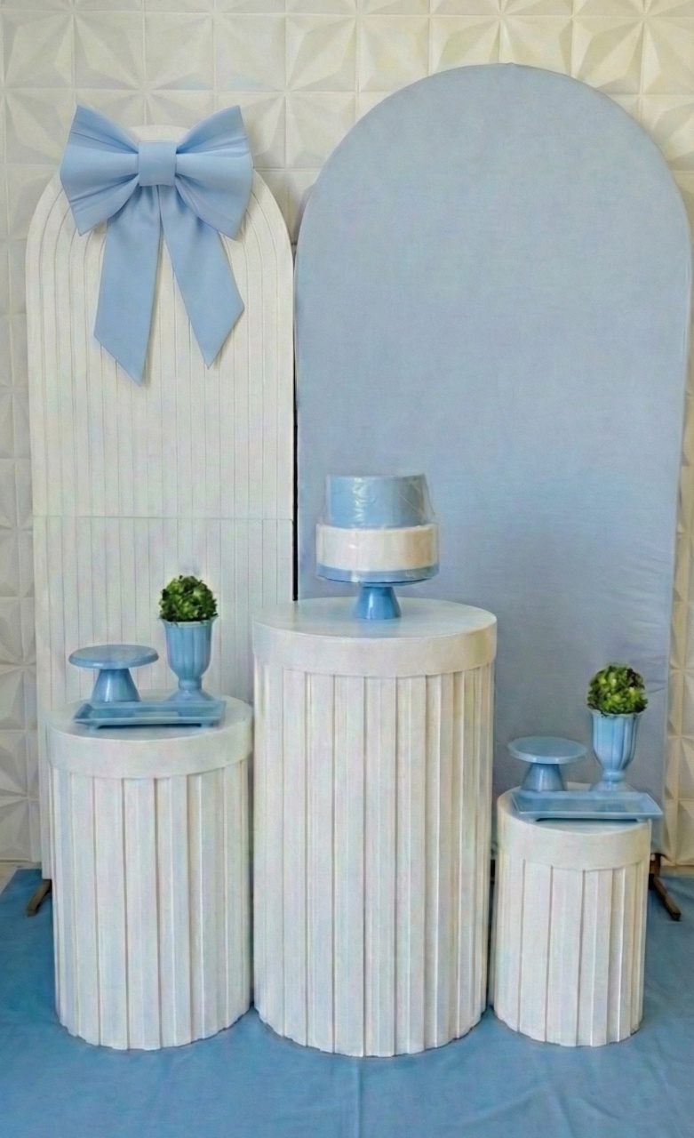 Kit Laço Azul Claro  - GabiSantosDecor