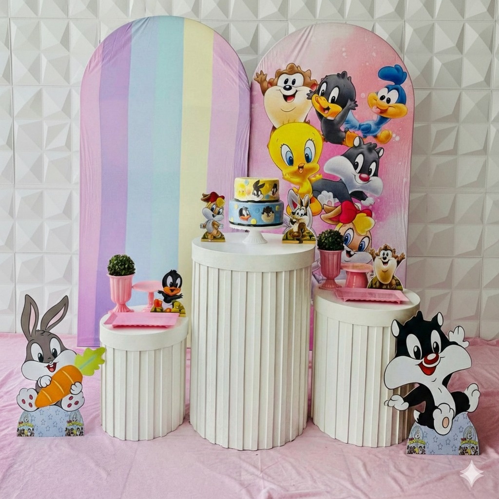 Looney Tunes Rosa  - GabiSantosDecor