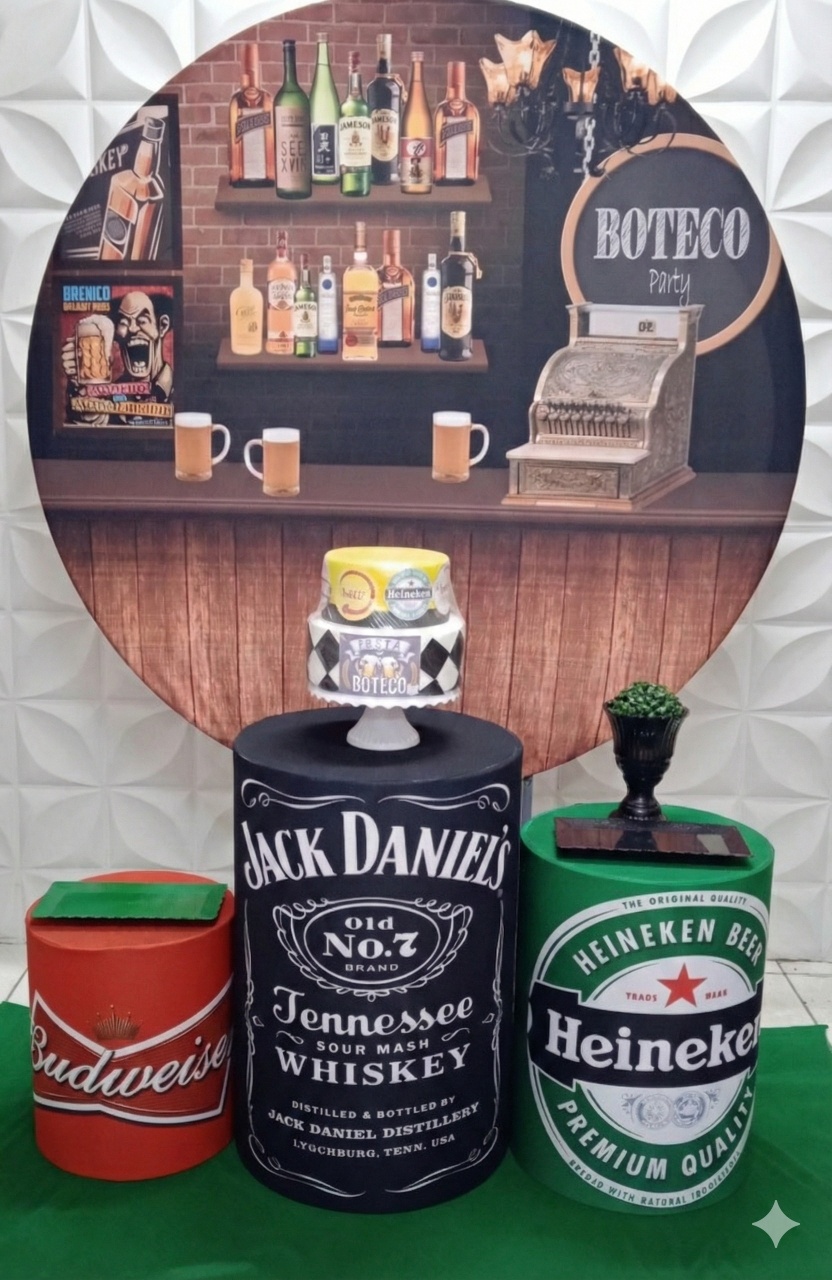 Boteco 1 Bronze  - GabiSantosDecor