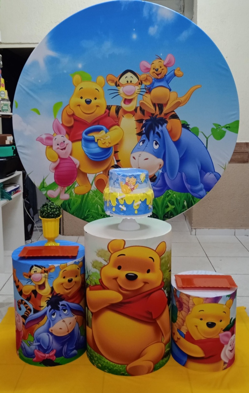 Ursinho Pooh Bronze  - GabiSantosDecor