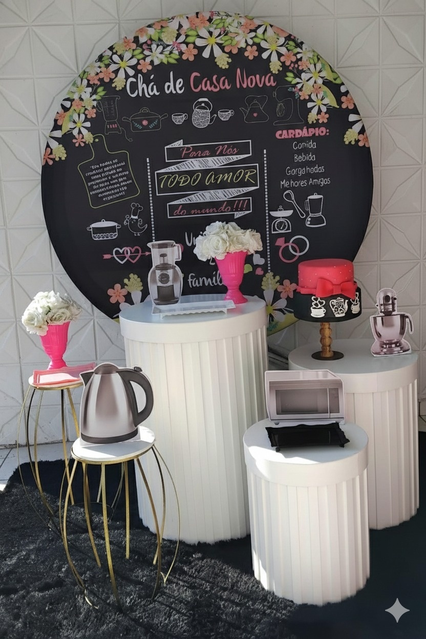 Chá de Casa Nova  - GabiSantosDecor