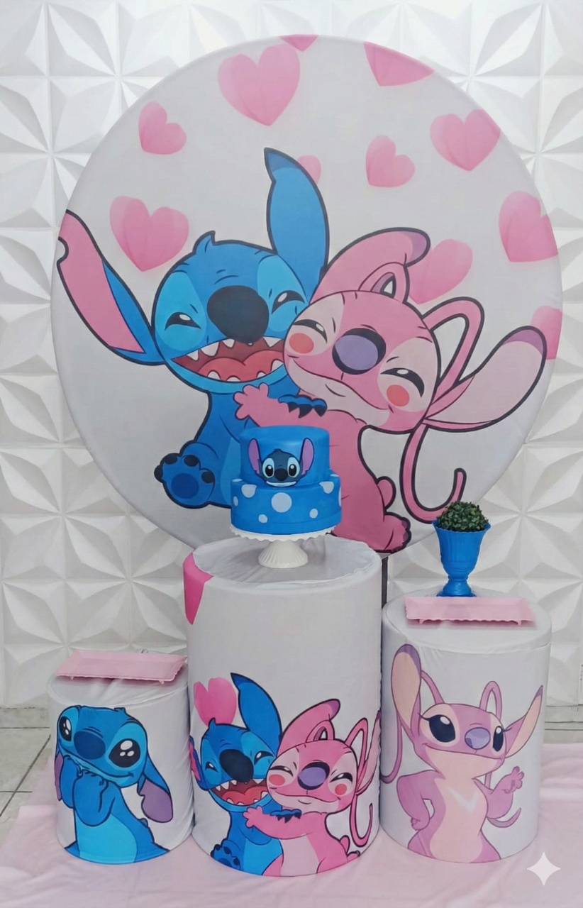 Stitch E Angel Bronze  - GabiSantosDecor