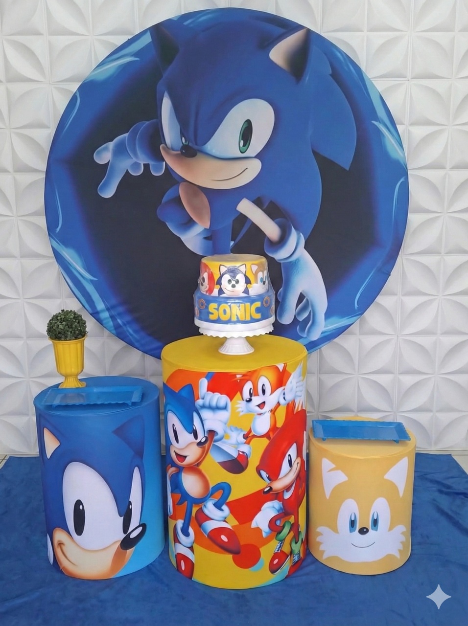 Sonic Azul Bronze  - GabiSantosDecor