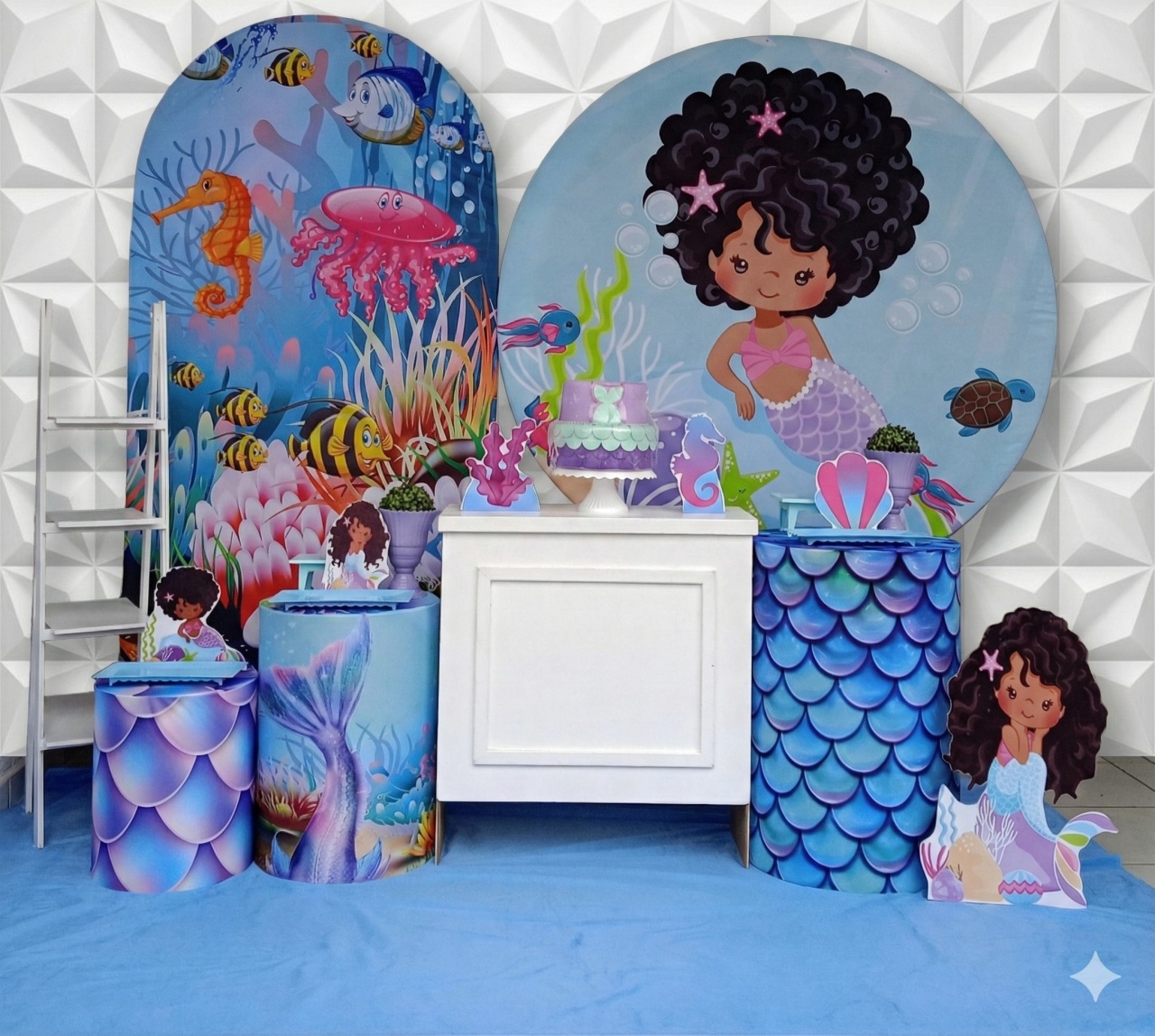 Sereia Negra Luxo  - GabiSantosDecor