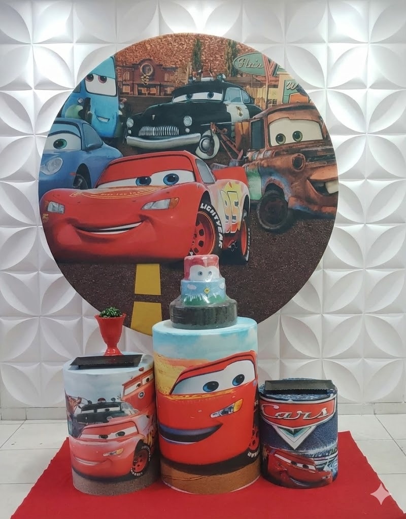 Relâmpago Mc Queen Bronze  - GabiSantosDecor