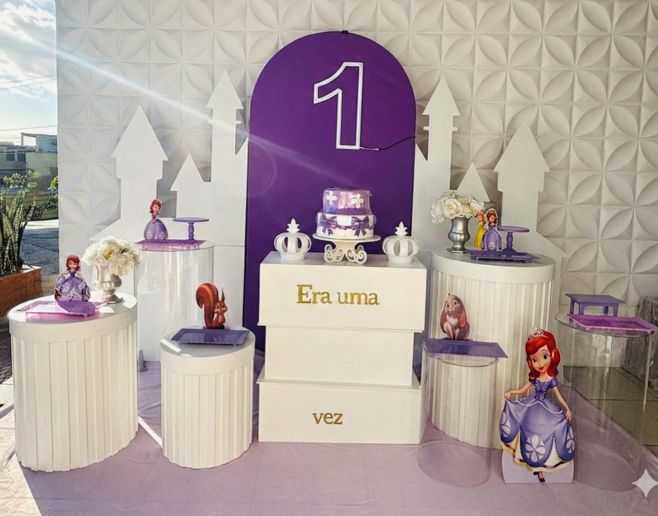 Composição Princesa Sofia - GabiSantosDecor