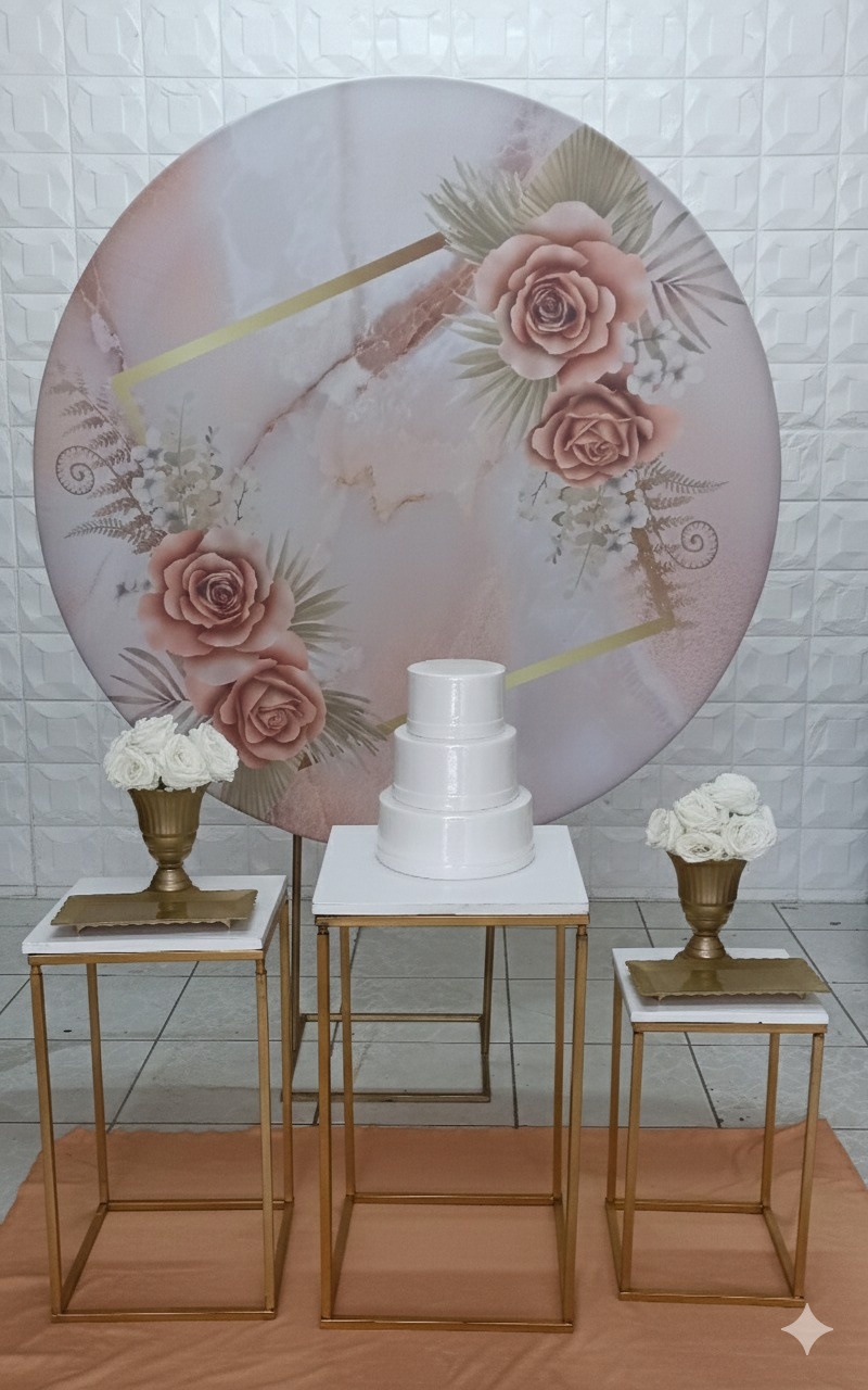 Flores Mosaico Trio Ferro  - GabiSantosDecor