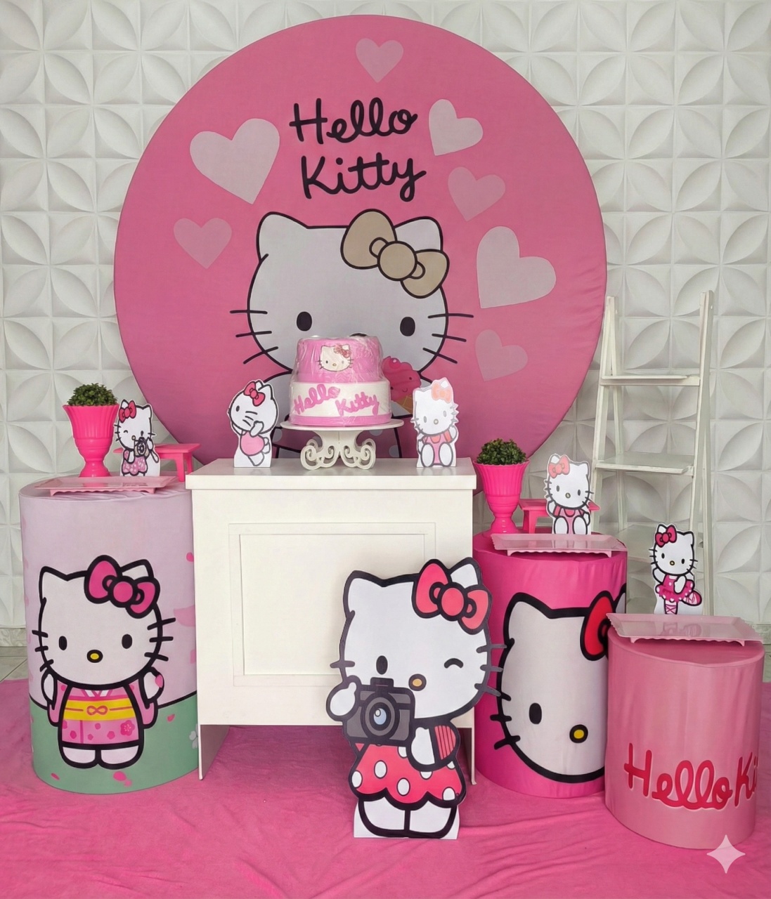 Hello Kitty Ouro  - GabiSantosDecor
