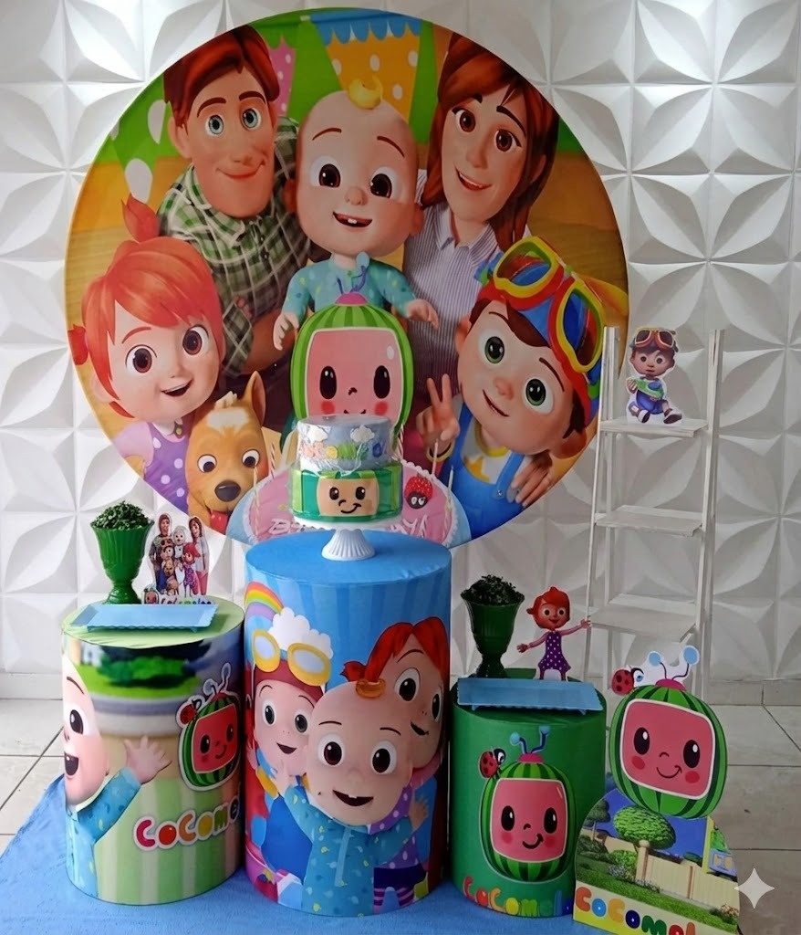 Cocomelon Prata - GabiSantosDecor