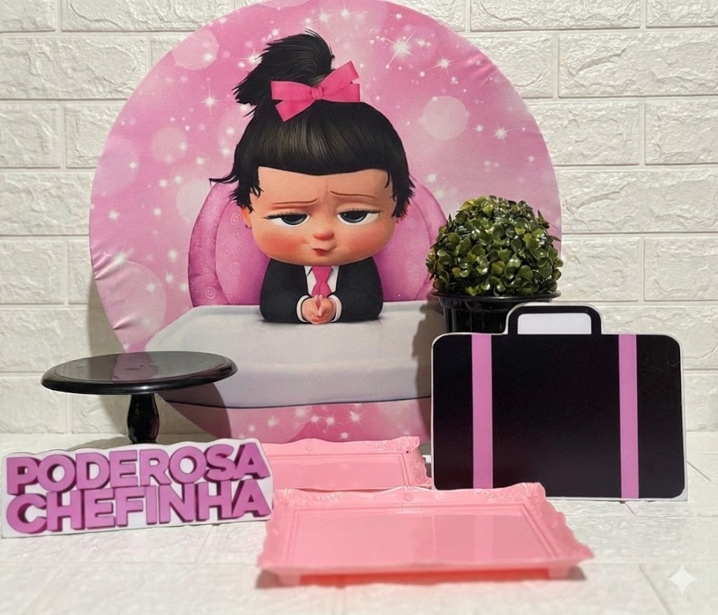 Kit Poderosa Chefinha Mesa - GabiSantosDecor