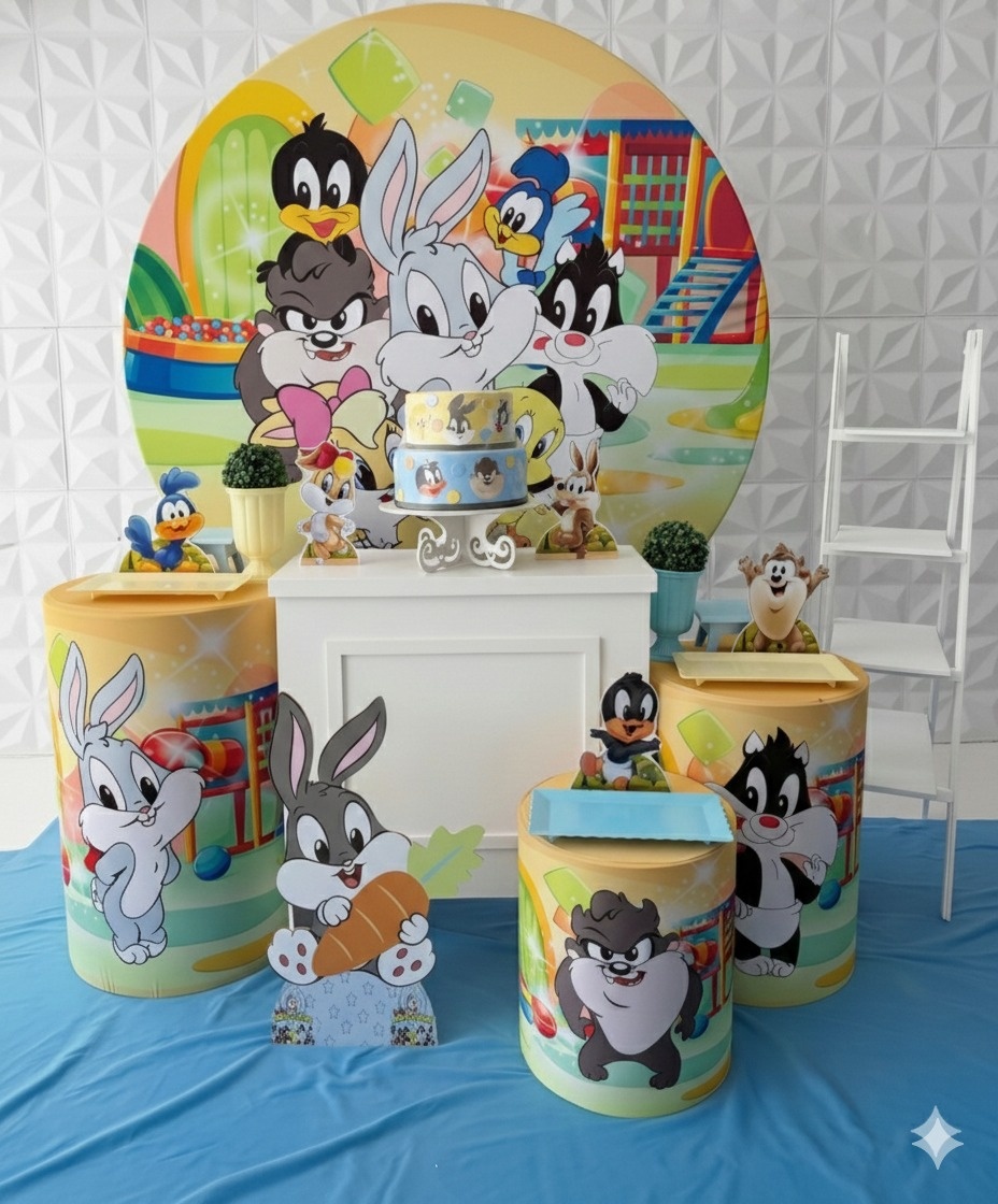 Looney Tunes Ouro  - GabiSantosDecor