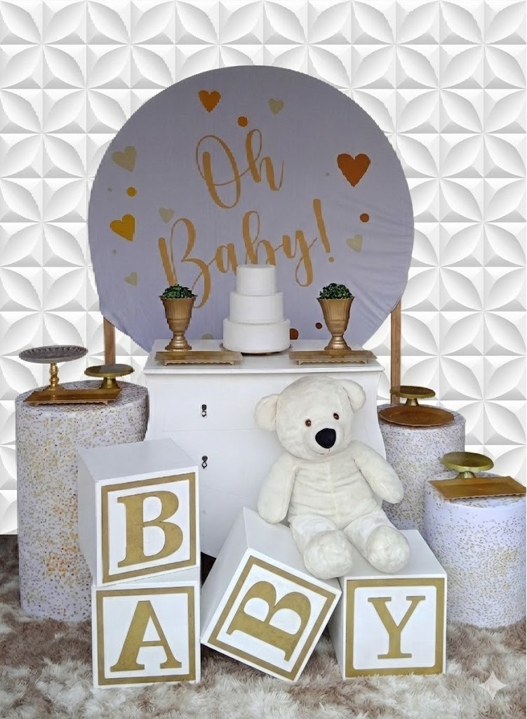 Oh Baby Dourado  - GabiSantosDecor