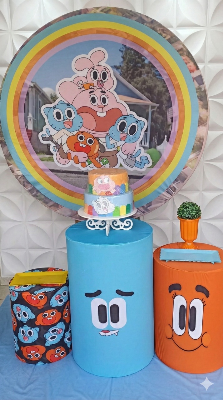 O Incrível Mundo de Gumball Bronze  - GabiSantosDecor