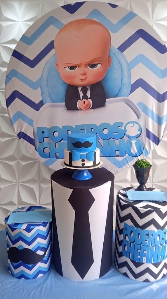 Poderoso Chefinho Loiro Bronze  - GabiSantosDecor