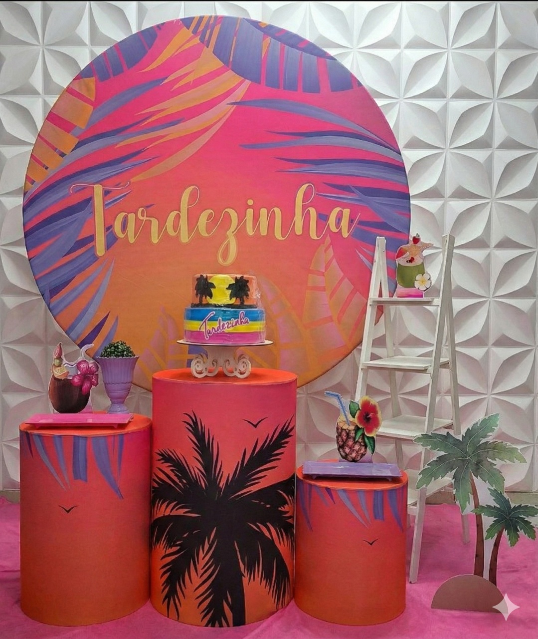 Tardezinha Lilás Prata  - GabiSantosDecor