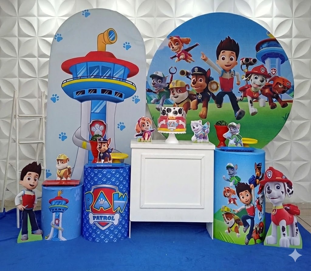 Patrulha Canina Luxo  - GabiSantosDecor