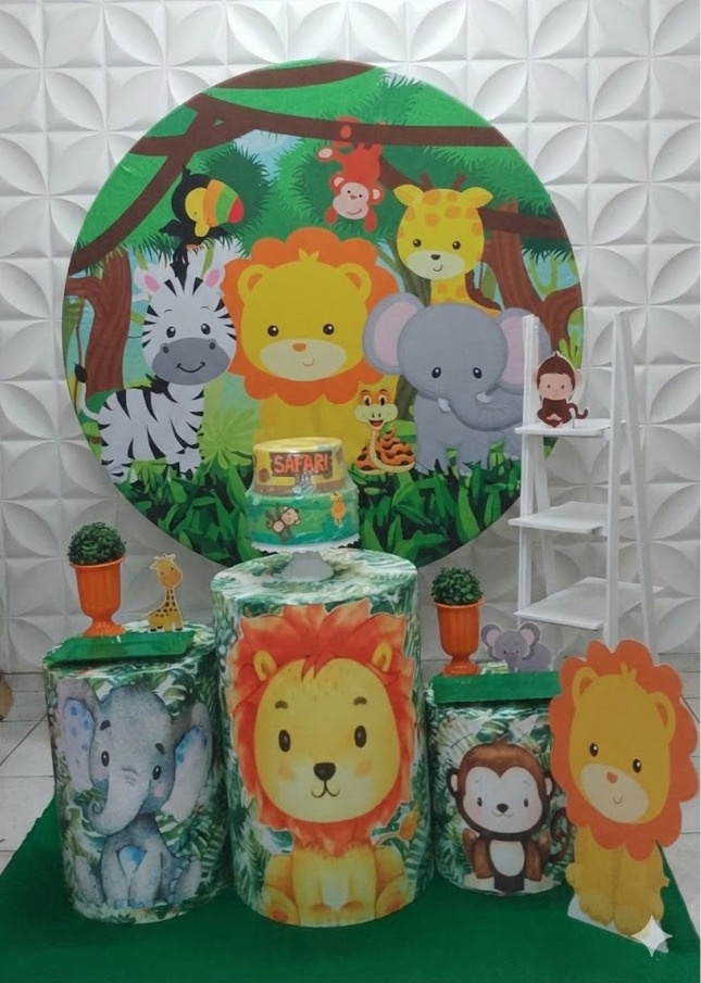 Safari Laranja Prata  - GabiSantosDecor