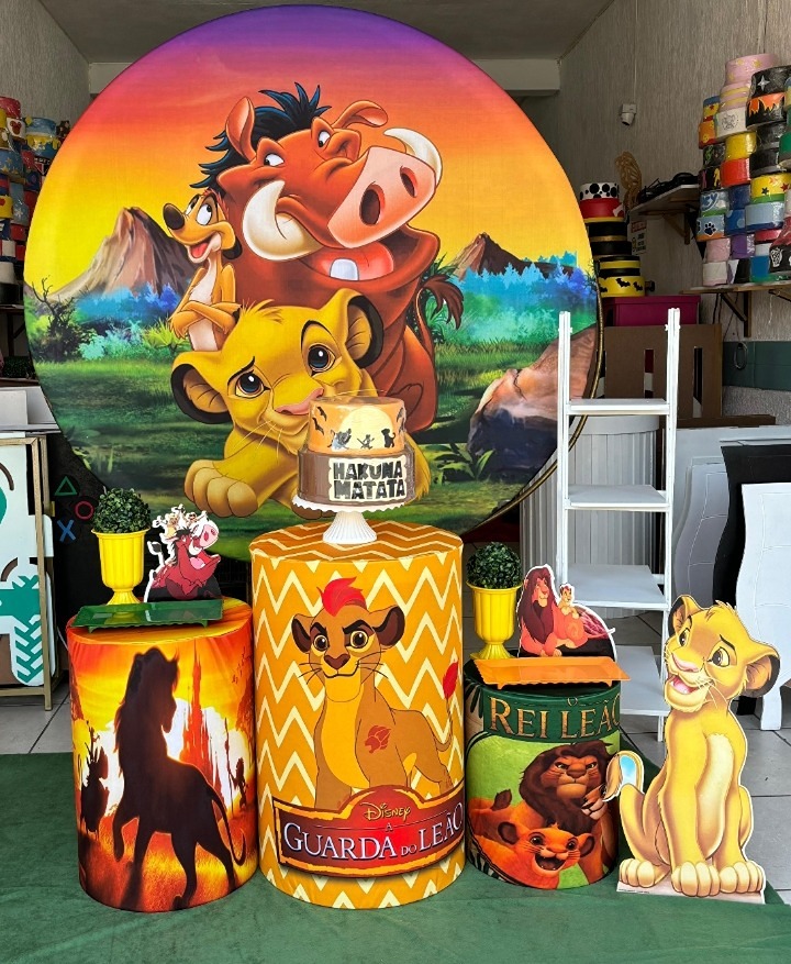 Rei Leão Prata  - GabiSantosDecor