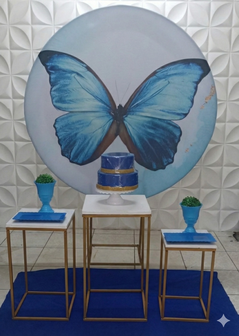 Borboleta Azul - GabiSantosDecor