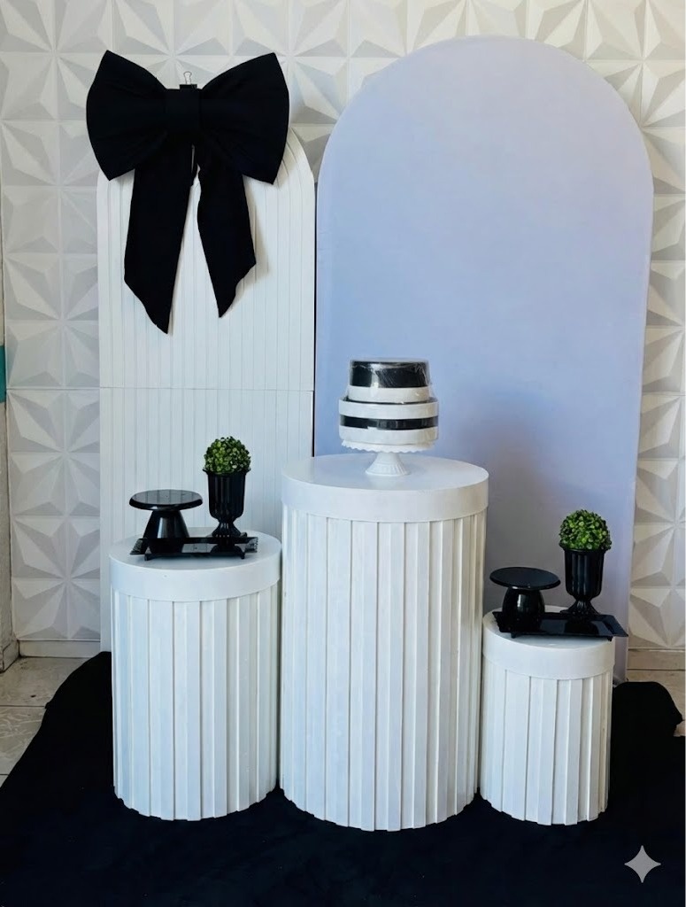 Kit Laço Preto Branco  - GabiSantosDecor