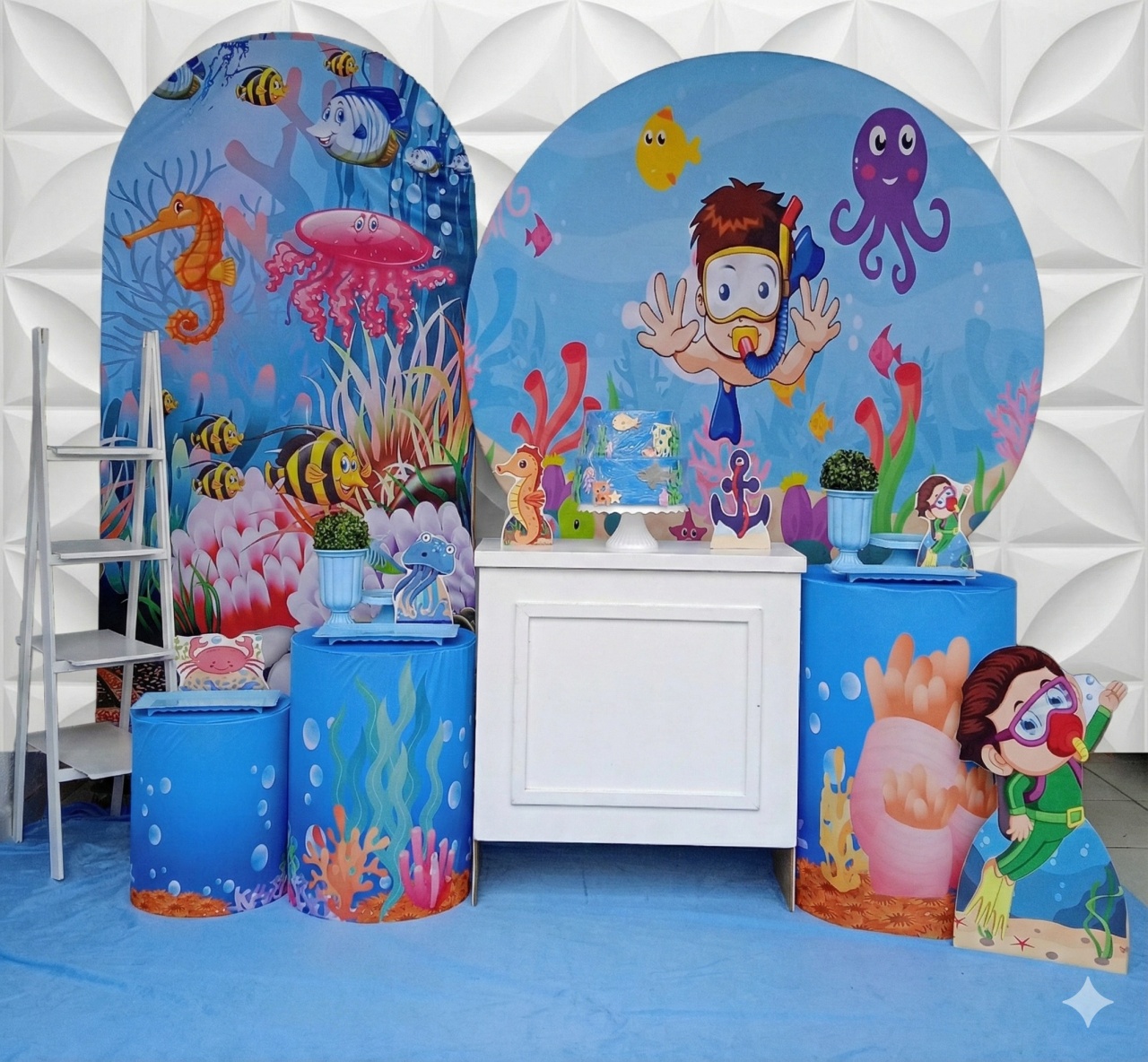 Fundo Do Mar Luxo - GabiSantosDecor