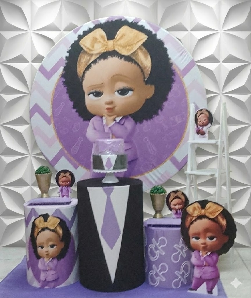 Poderosa Chefinha Lilás Prata  - GabiSantosDecor