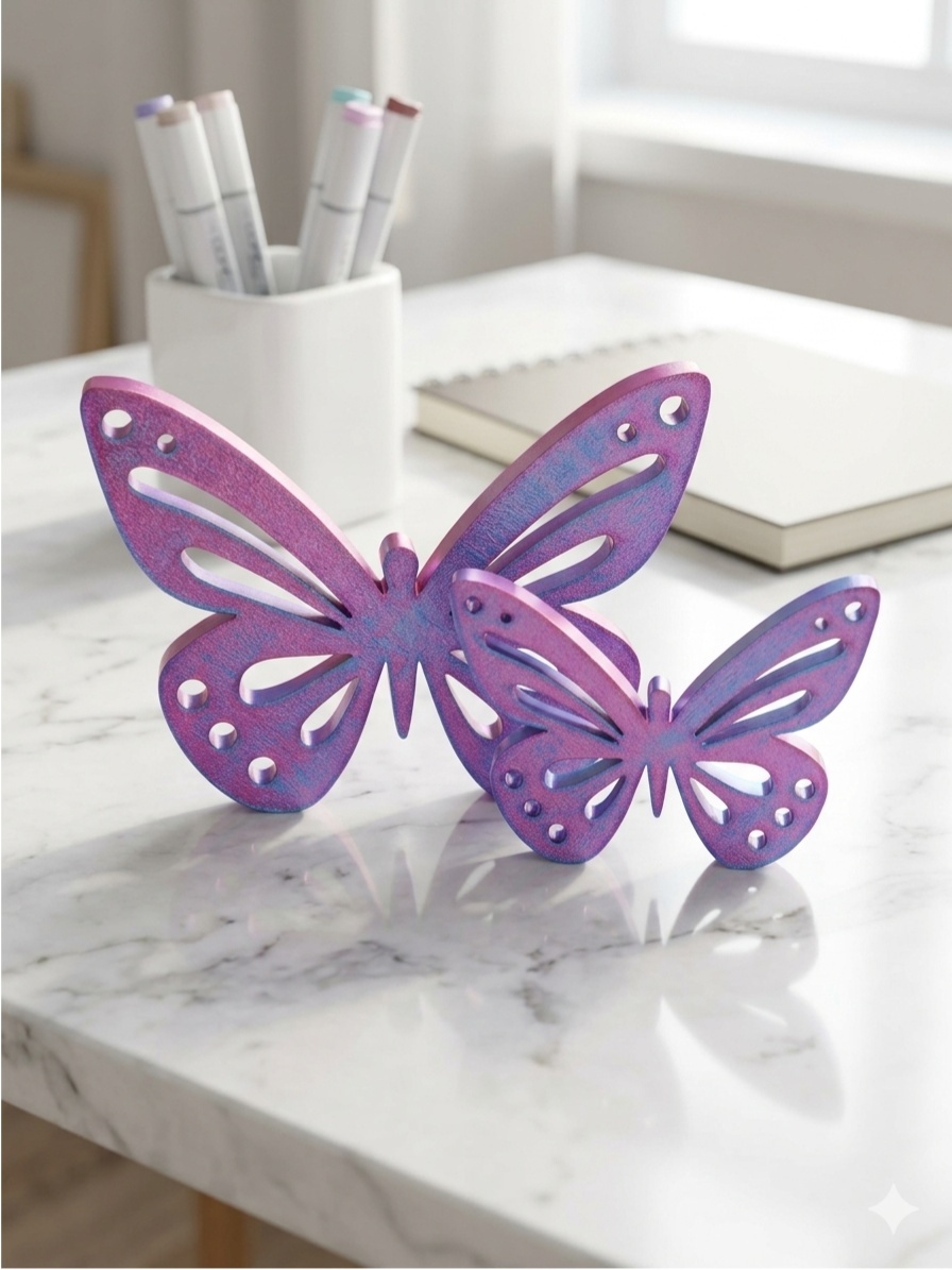Par Borboleta Roxa de Mesa - GabiSantosDecorhttps://loquefacil.com/c/gabisantosdecor