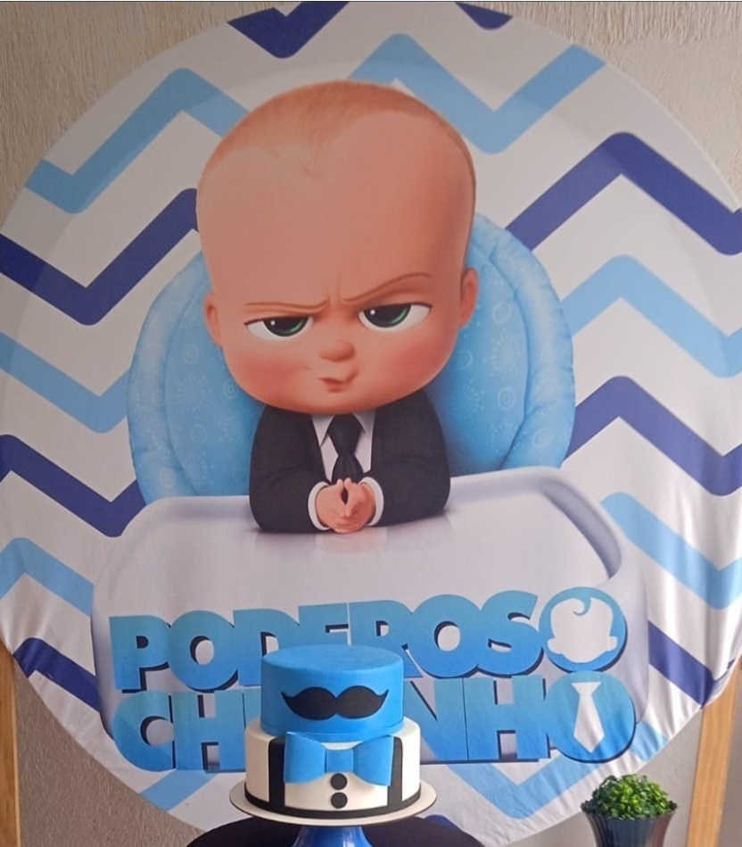 Kit Mesa Poderoso Chefinho Loiro - GabiSantosDecor