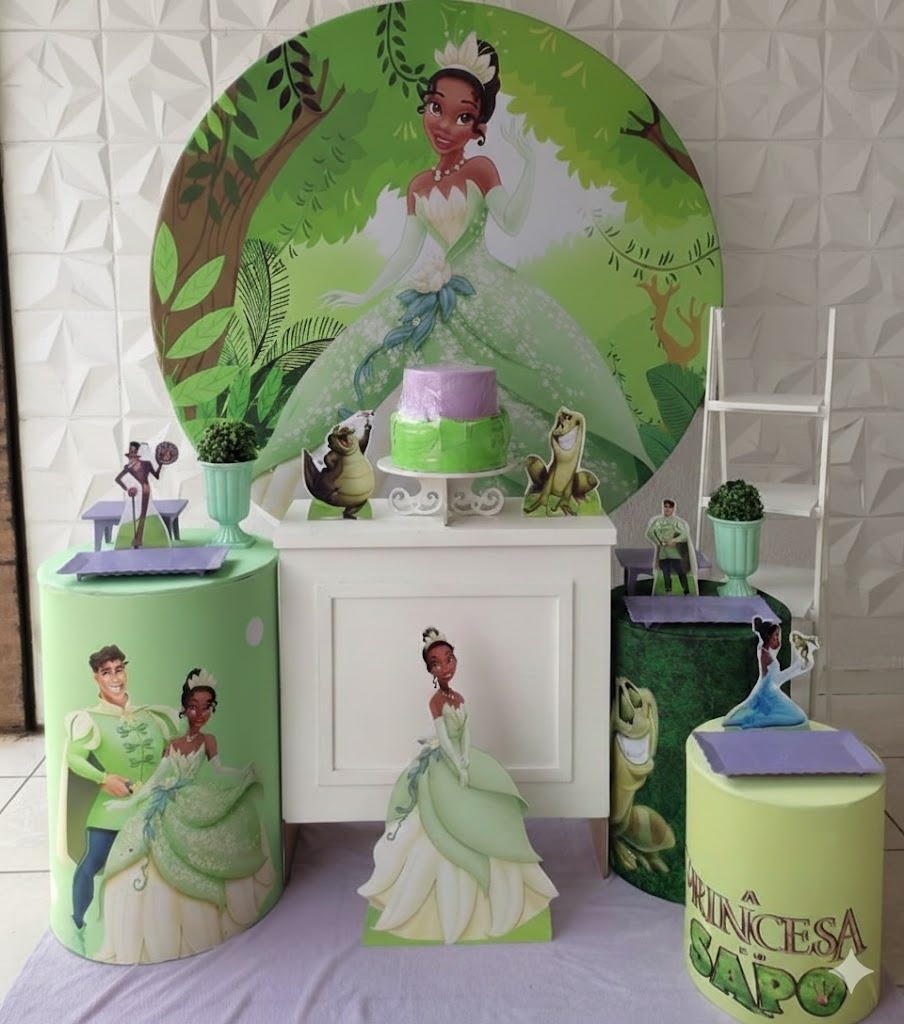 Princesa E O Sapo Ouro  - GabiSantosDecor