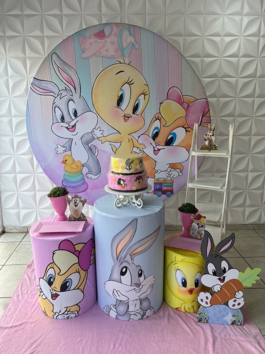 Looney Tunes Rosa Prata - GabiSantosDecorhttps://loquefacil.com/c/gabisantosdecor