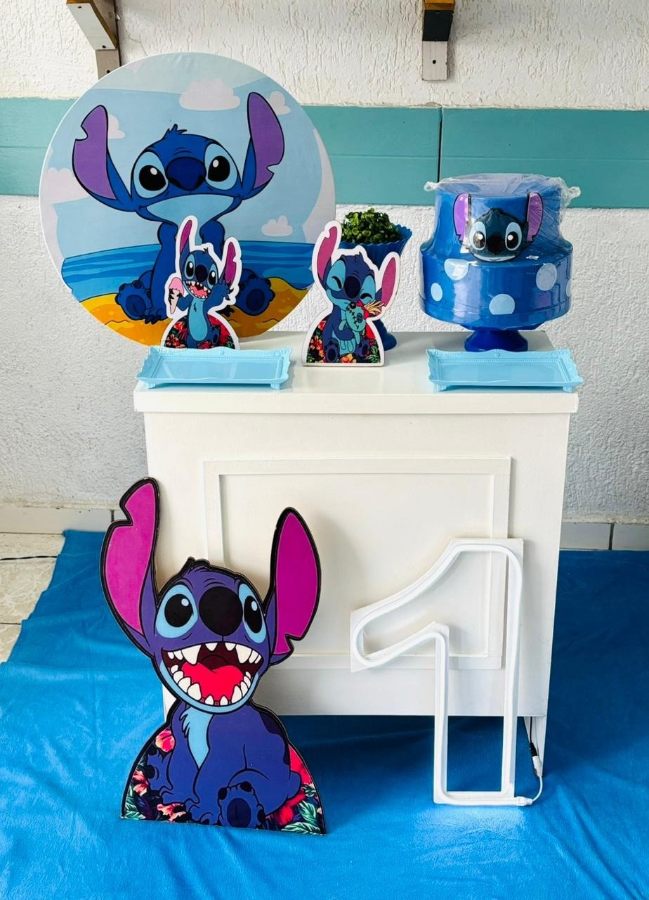 Kit Mesa Stitch Luxo - GabiSantosDecor