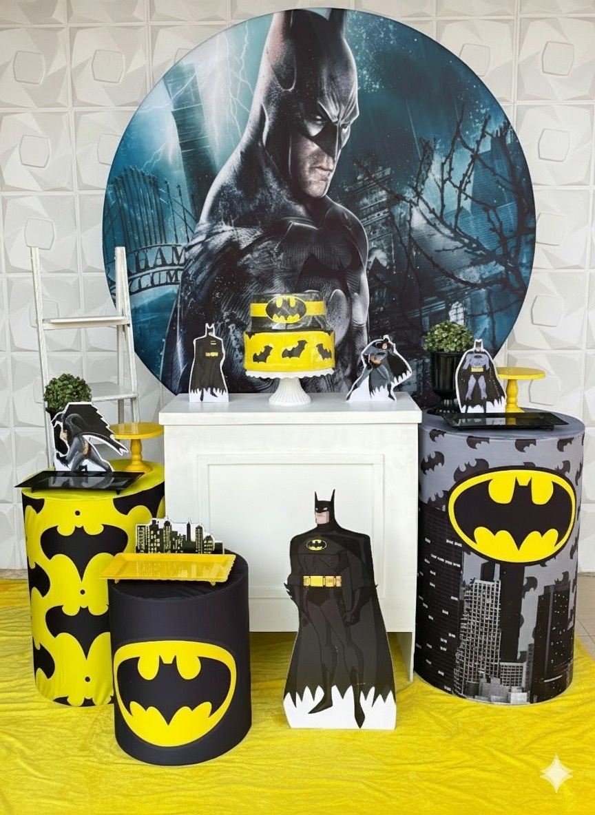 Batman Amarelo Ouro  - GabiSantosDecor