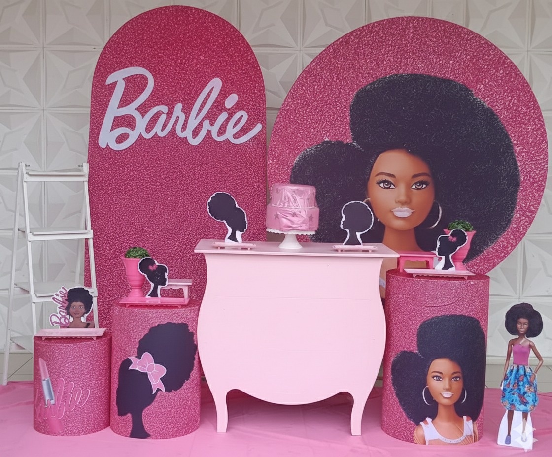 Barbie Negra Luxo - GabiSantosDecor