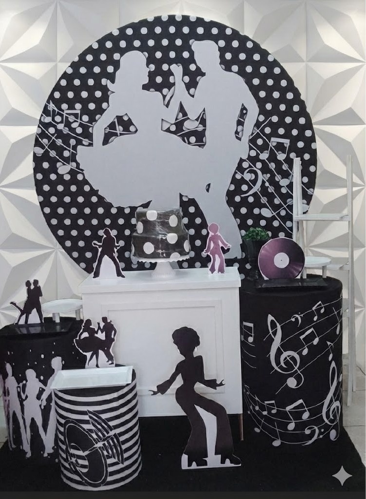 Anos 60/70/80 Ouro - GabiSantosDecor