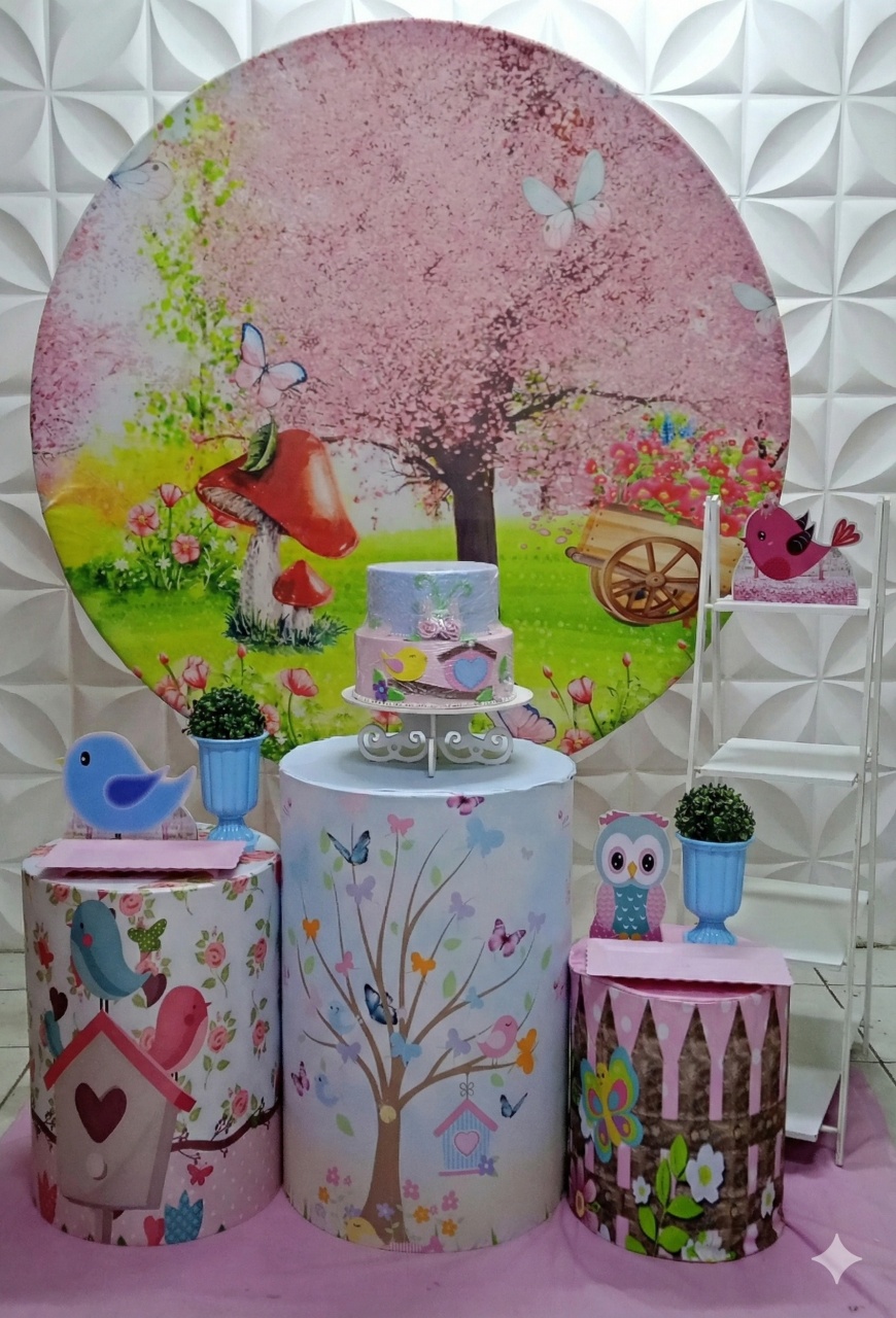 Jardim Encantado 2 Prata - GabiSantosDecor