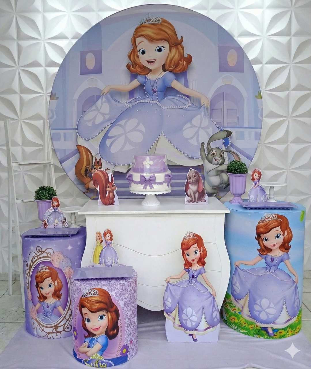 Princesa Sofia Ouro  - GabiSantosDecor