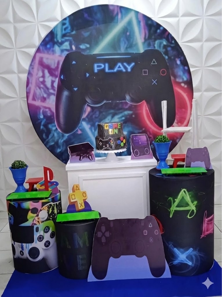 Gamer Ouro  - GabiSantosDecor