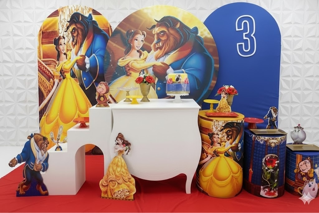 Composição A Bela E A Fera - GabiSantosDecor
