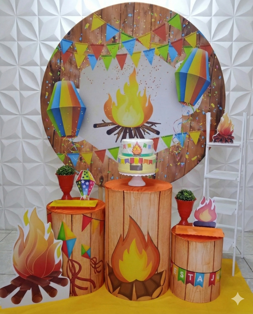 Festa Junina Prata  - GabiSantosDecor