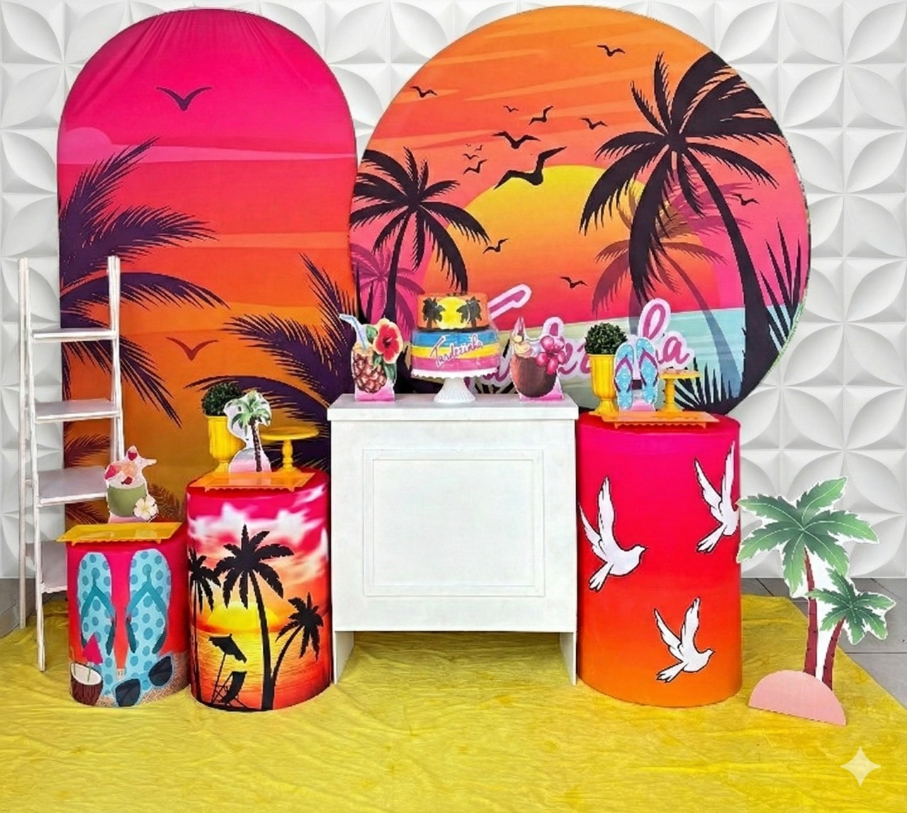 Tardezinha Laranja 2 Luxo  - GabiSantosDecor