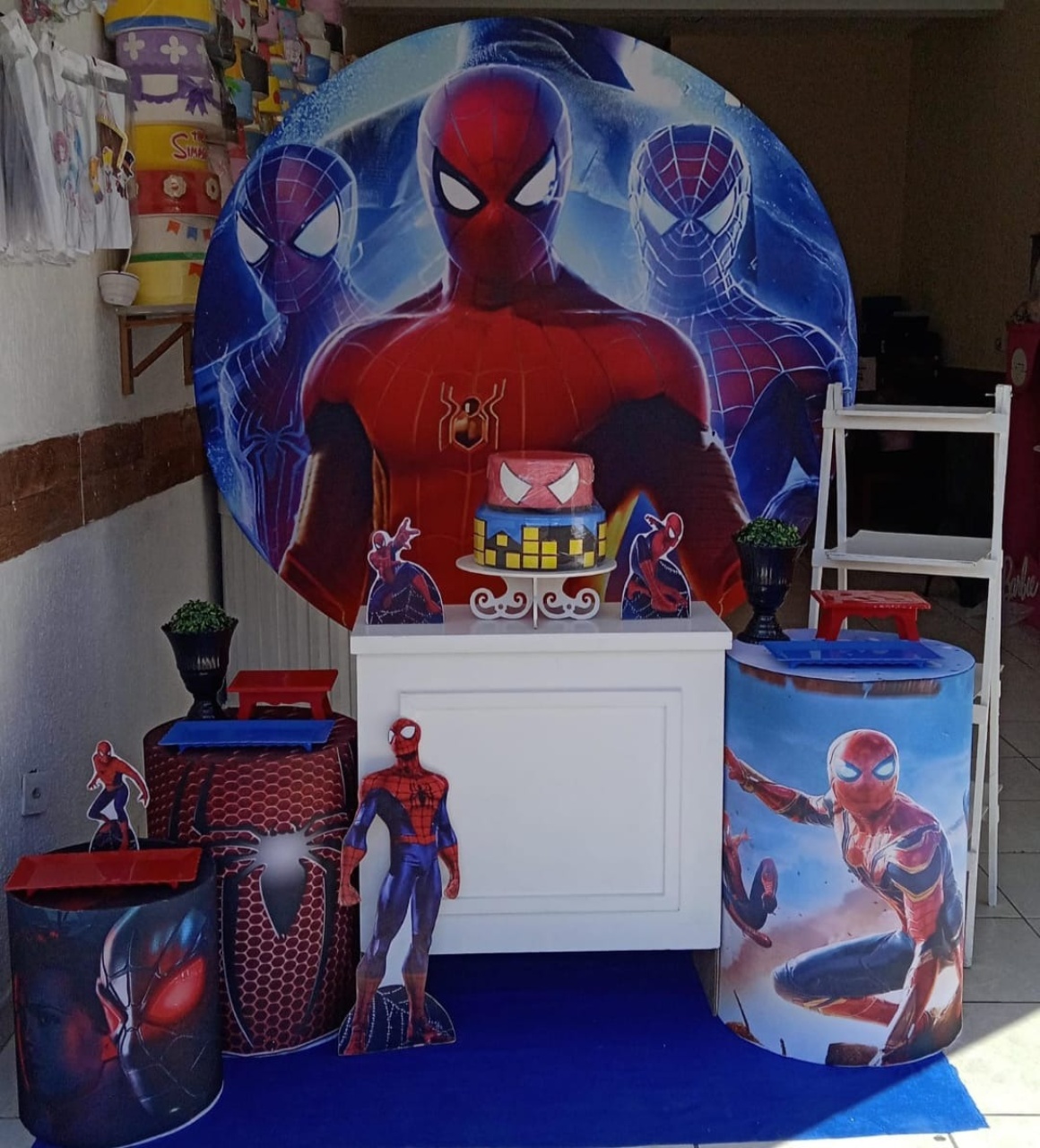 Homem Aranha 3 Ouro - GabiSantosDecor