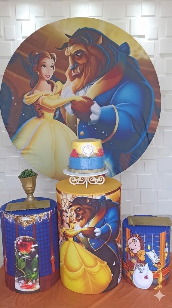 Bela E Fera 1 Bronze  - GabiSantosDecor