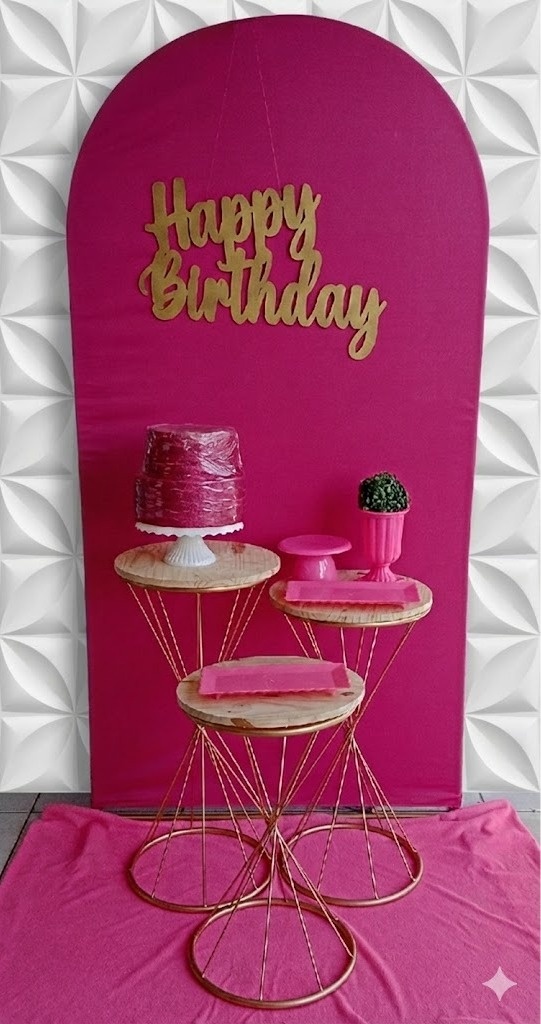 Romano Pink Mesa Cinturinha  - GabiSantosDecor