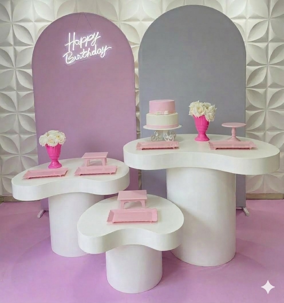 Kit Orgânico Rosa Claro  - GabiSantosDecor